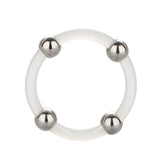 Steel Beaded Silicone Ring Large COCK RINGS